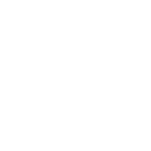 A comb icon on a black background.