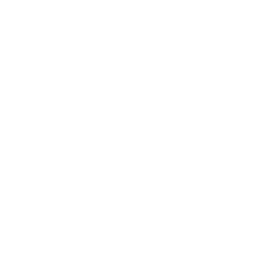 A white bowl and spatula icon on a black background.